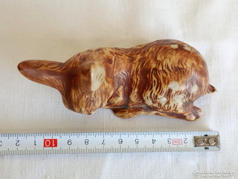 Biskvit porcelán Bambi őz gida Lippelsdorf GDR 1970- retro ritka