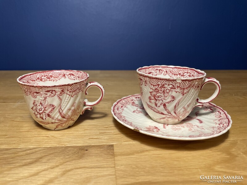 Sarreguemines kávés szett + 1 db csésze