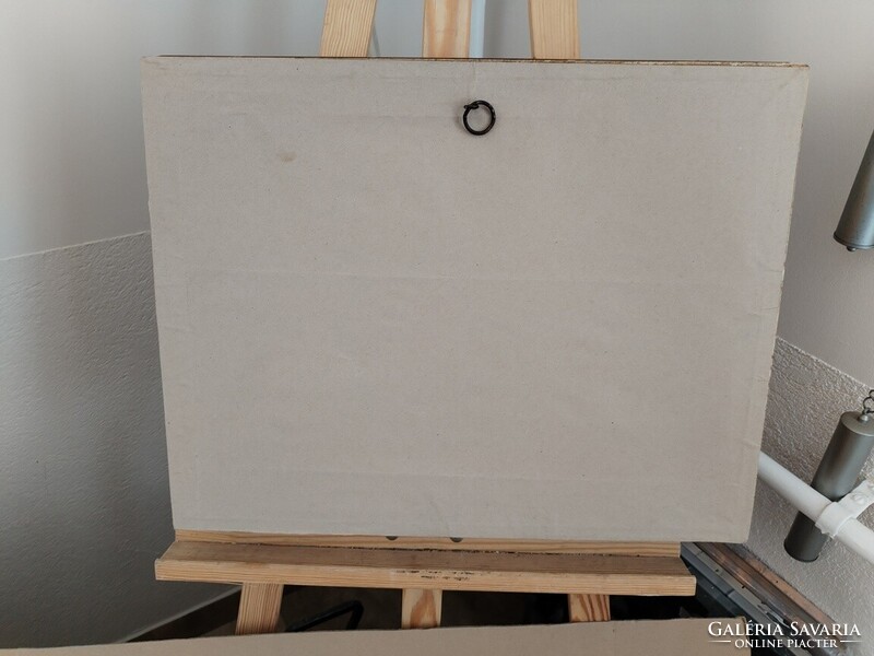 Szép festmény Mesterházy szignóval 55x43 cm kerettel  olaj, vászon