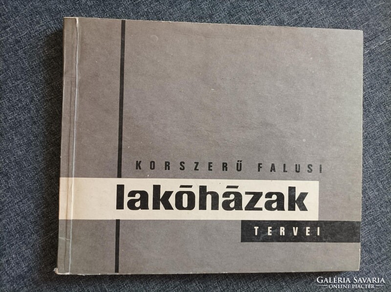 Korszerű falusi lakóházak tervei 1970