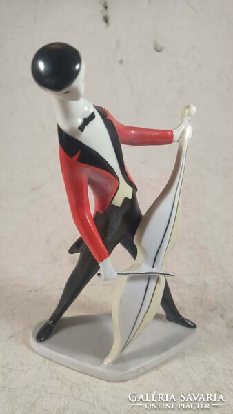Zsolnay art deco csellós 891