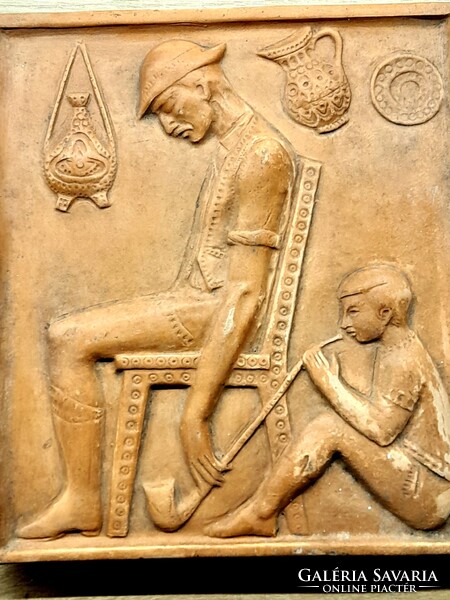 Régi Kerámia különleges falikép extra téma