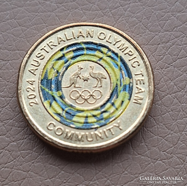 Ausztrália 2 dollár, 2024 - Az ausztrál olimpiai csapat - Gyűjtői érme