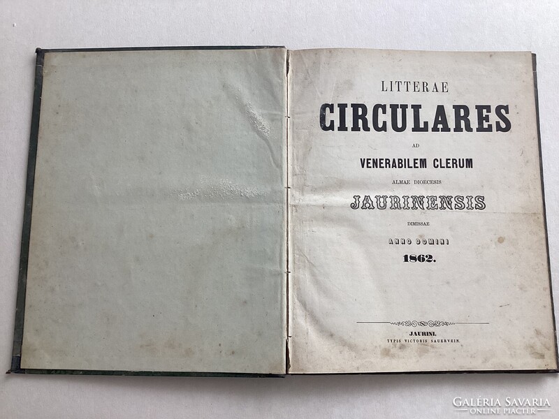 1862 - Latin és Magyarnyelvű , katolikus vallású könyv .