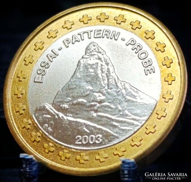 Svájc 2003 próba 1 euró A01B3