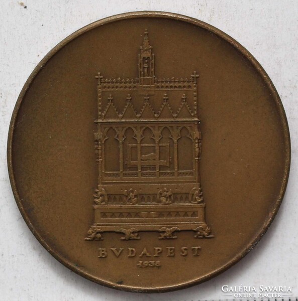 Madarassy Walter: Szent István év emlékérem Budapest 1938