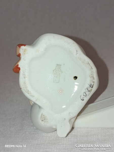 Vintage Zsolnay kézzel festett PORCELÁNFIGURA - Annuska