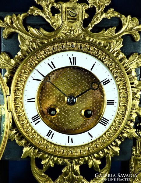 KÁPRÁZATOS, ANTIK KANDALLÓ ÓRA, CA. 1850!!!