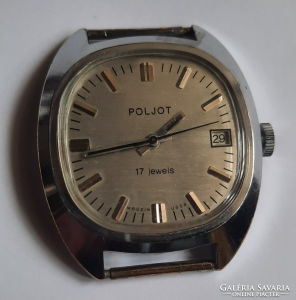 Poljot Mechanikus, kézi felhúzós, 17 köves