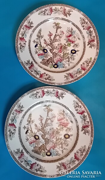 2 angol tányér , 19. század vége