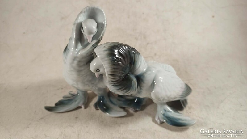 Ritka porcelán galamb pár 967