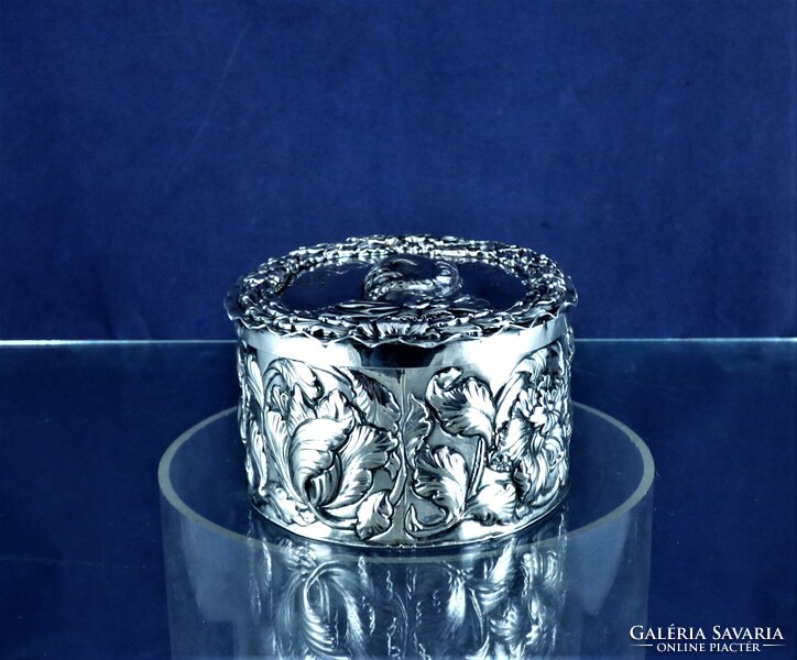 KURIÓZUM!!!,  ANTIK EZÜST DOBOZ, AUGSBURG,1677!!!