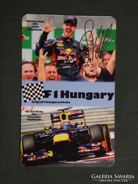 Kártyanaptár,Forma 1,Formula 1,Red Bull pilóta,versenyző,Sebastian Vettel,2013  (4)