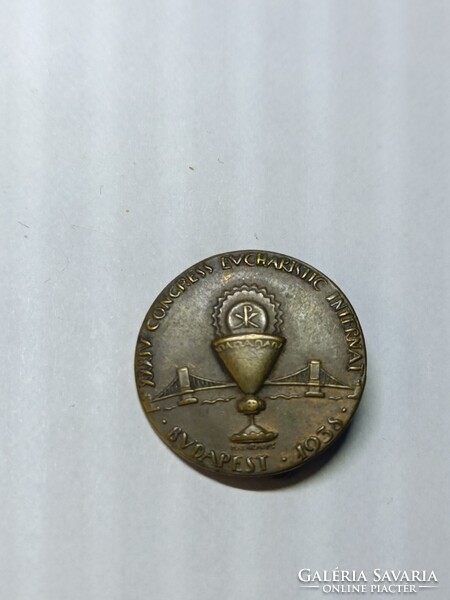 1938 Budapest Eucharisztikus Világkongresszus emlékérem