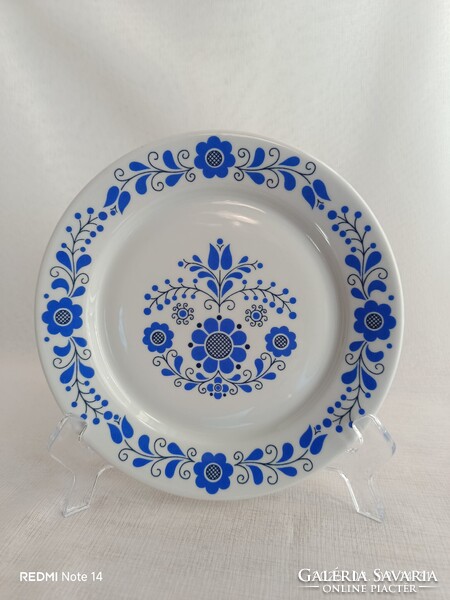 Retro alföldi virágmintás porcelán FALITÁNYÉR