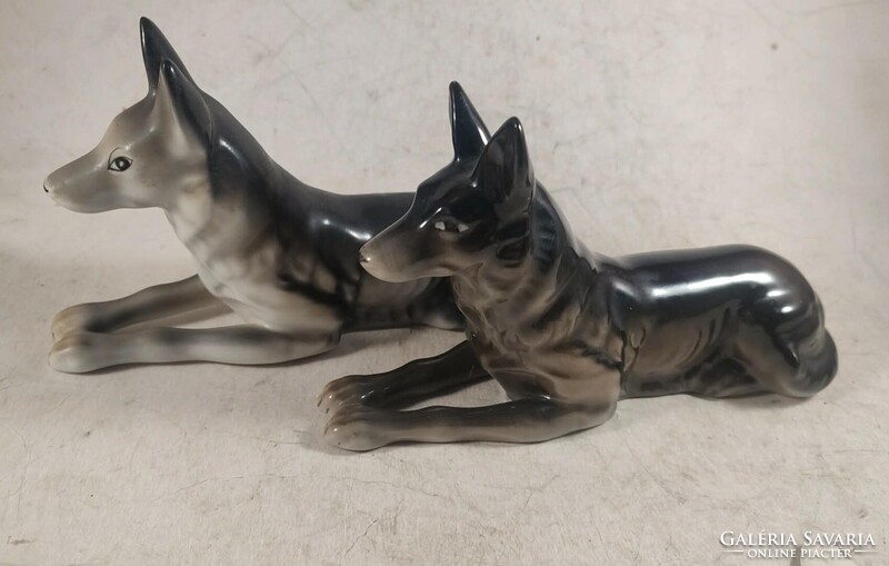 Porcelán német juhász kutyák 984