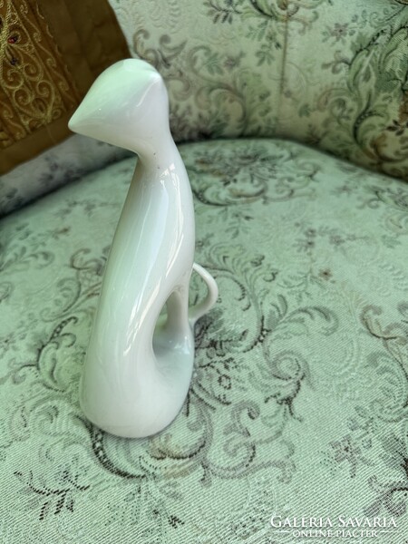 Royal Dux  porcelán macska