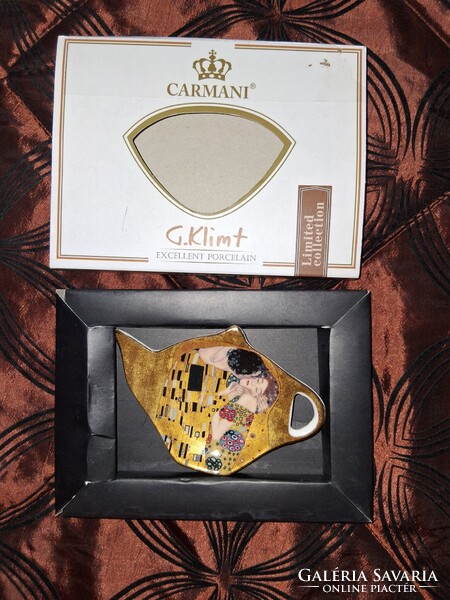 Carmani Gustave Klimt Csók tálka