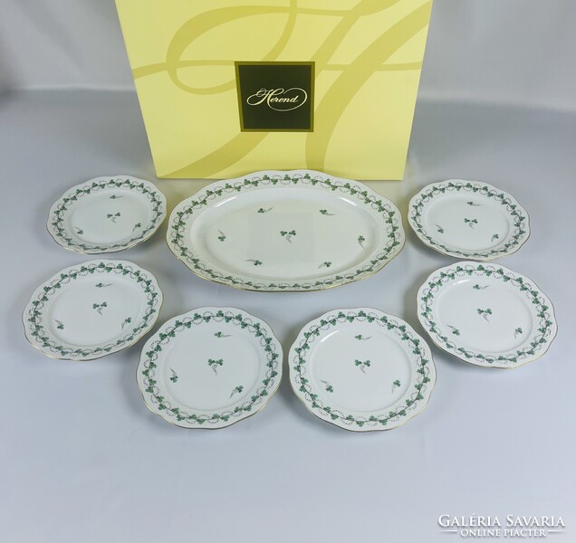 Petrezselyem mintás 6 személyes étkészlet