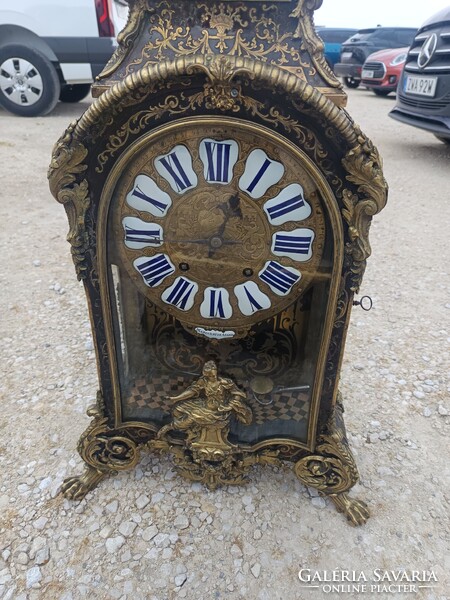 1700 As évek beli Boulle Francia fali konzol óra.
