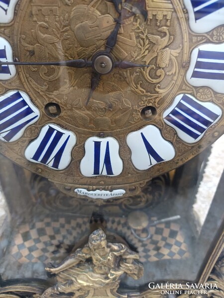 1700 As évek beli Boulle Francia fali konzol óra.
