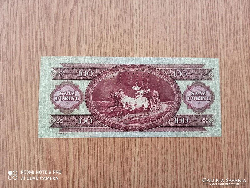 1949 100 Ft MINTA Rákosi címerrel UNC! RITKA