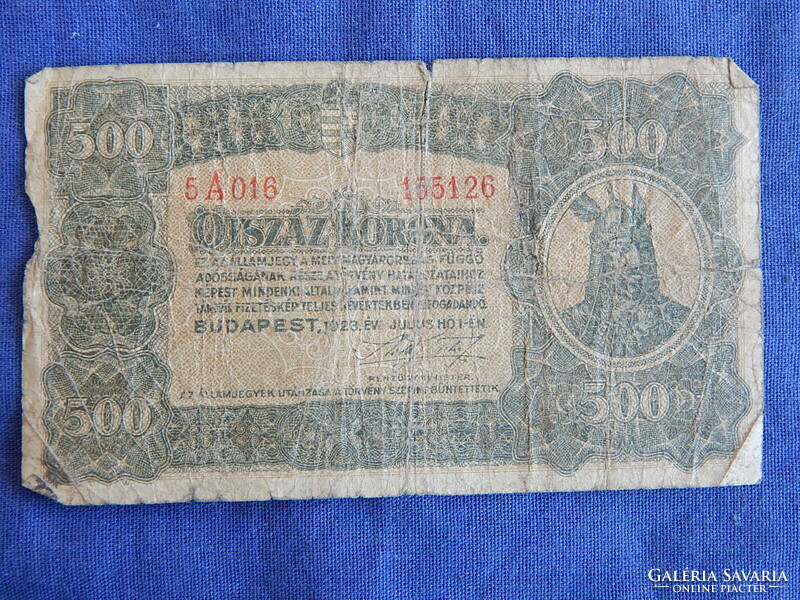 Magyarország 500 Korona 1923