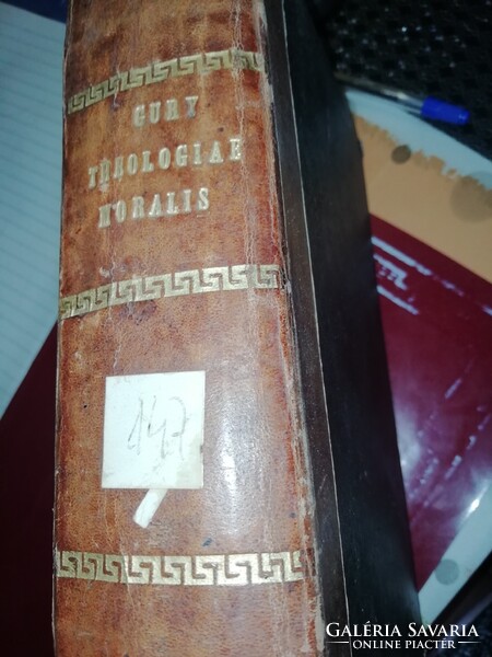 Theologiae Moralis 1862 A képeken látható állapotban ritka