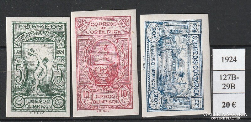 Costa Rica M :127B-129B