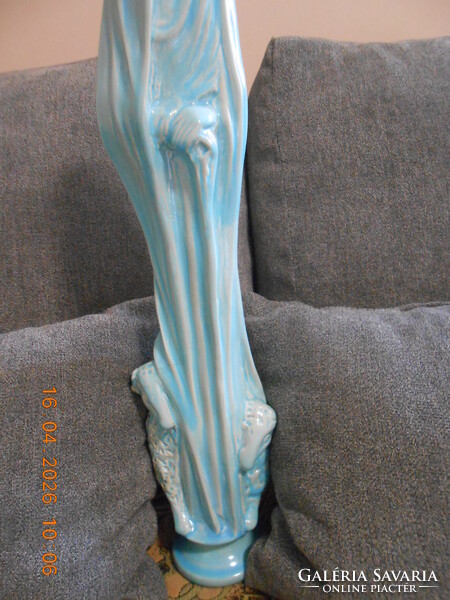 Zsolnay alapmázas Betlehemi pásztor, 50 cm