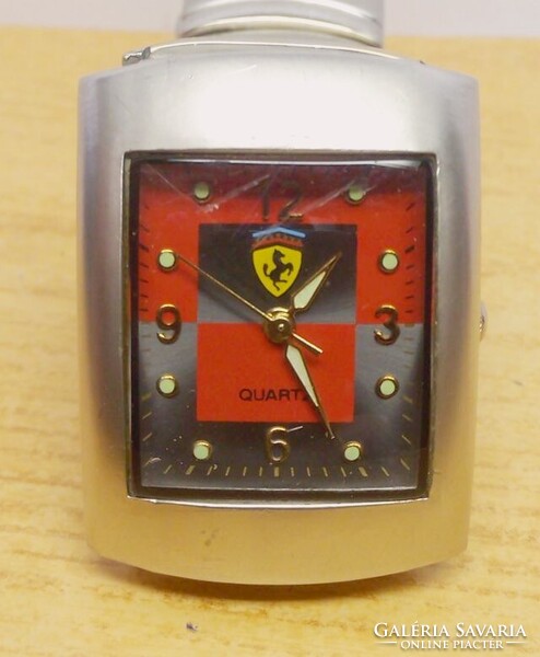 Retro acél tokos unisex karóra. Ferrari Quartz