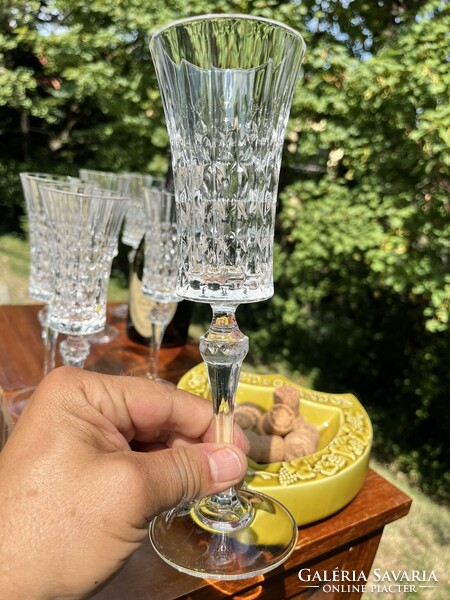 CHAMPAGNE CLUB - Cristal d’Arques – 6 darabos kristálypohár készlet