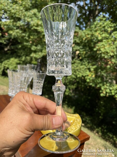 CHAMPAGNE CLUB - Cristal d’Arques – 6 darabos kristálypohár készlet