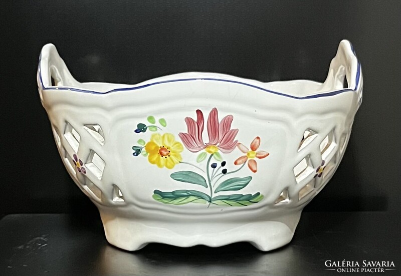 Herend Hungary Village  Pottery majolika / kerámia kínáló !