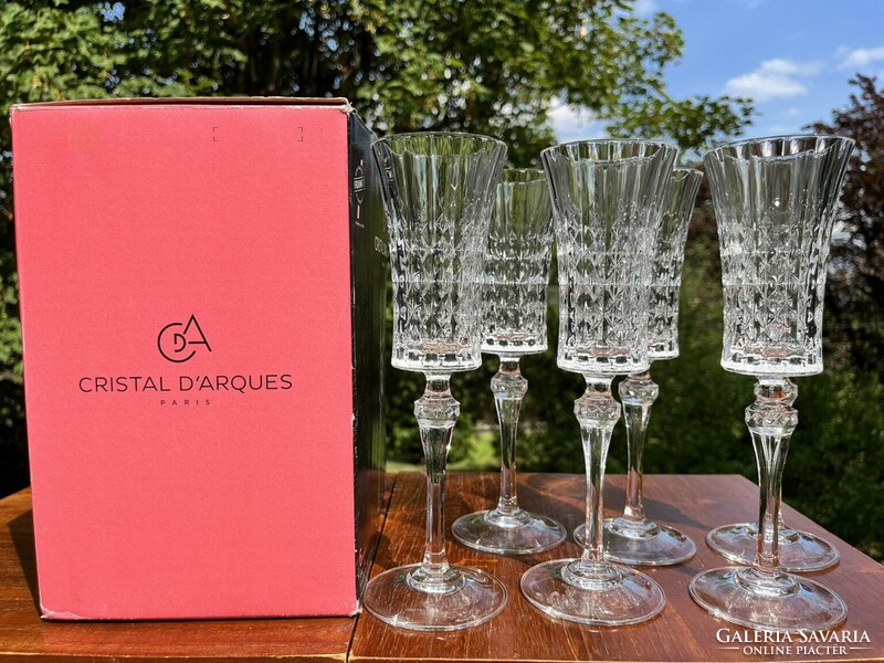 CHAMPAGNE CLUB - Cristal d’Arques – 6 darabos kristálypohár készlet