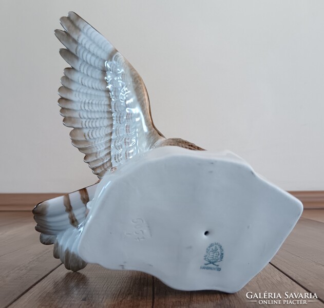 Régi Herendi porcelán sas madár figura