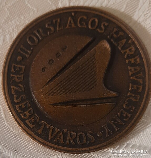 Emlékplakett /Országos hárfaverseny/