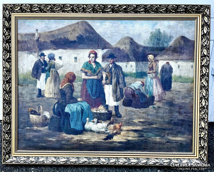 Krupka Ferenc kiváló magyar festőművész alkotása !