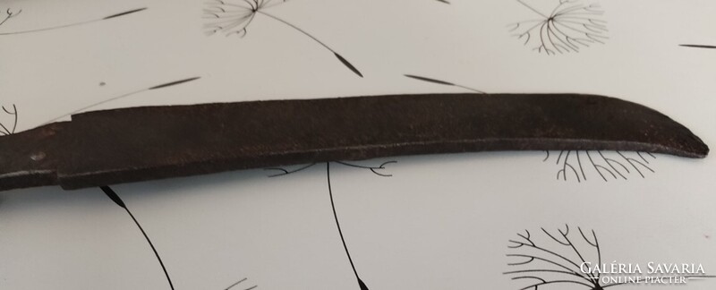 Antik kovácsoltvas kés 37 cm