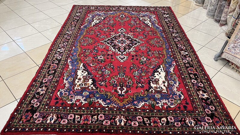 3949 KIÁRUSÍTÁS Eredeti Iráni Sarogh kézi gyapjú szőnyeg 209X301CM