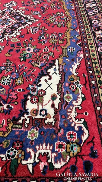 3949 KIÁRUSÍTÁS Eredeti Iráni Sarogh kézi gyapjú szőnyeg 209X301CM
