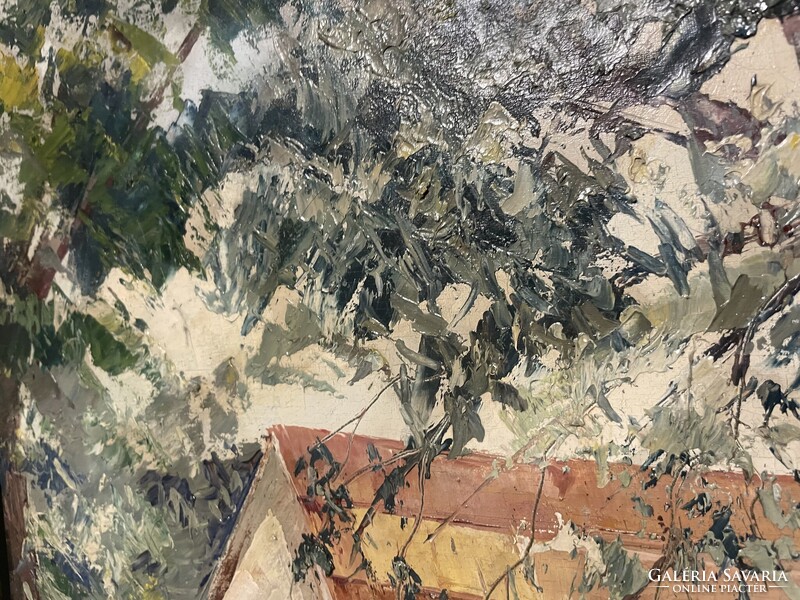 Tihanyi János Lajos - Pihenőben 938’...80x60cm +kerete