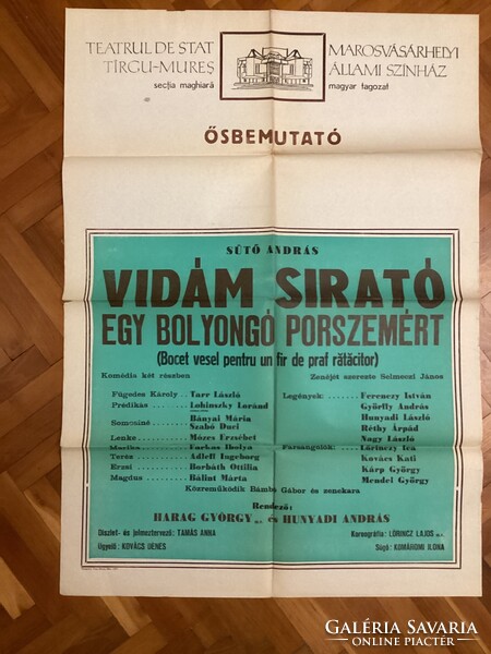 Sütő András - Vidám Sirató ( Marosvásárhelyi Állami Színház ) .