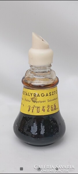 Kristályragasztó - gyártója a Politur Vegyipari Szövetkezet 1970 évek