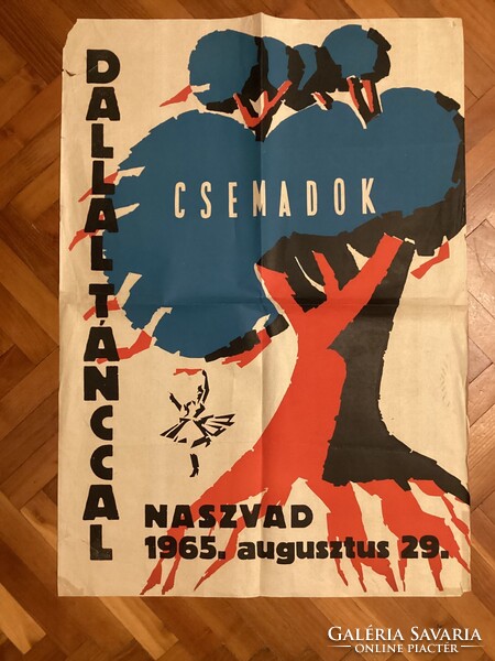 Csemadok Dallal Tánccal , Naszvad 1965 .