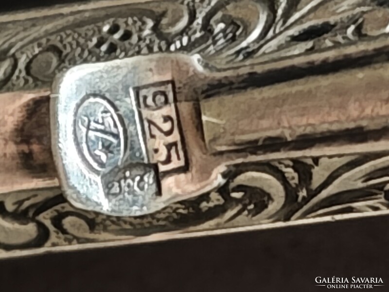 Antik Georg Lauer (Pforzheim) Sterling Ezüst Mechanikus Ceruza