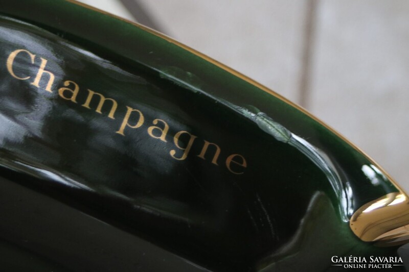 SZIVARKLUB - DEUTZ Champagne Francia porcelán szivar hamutartó