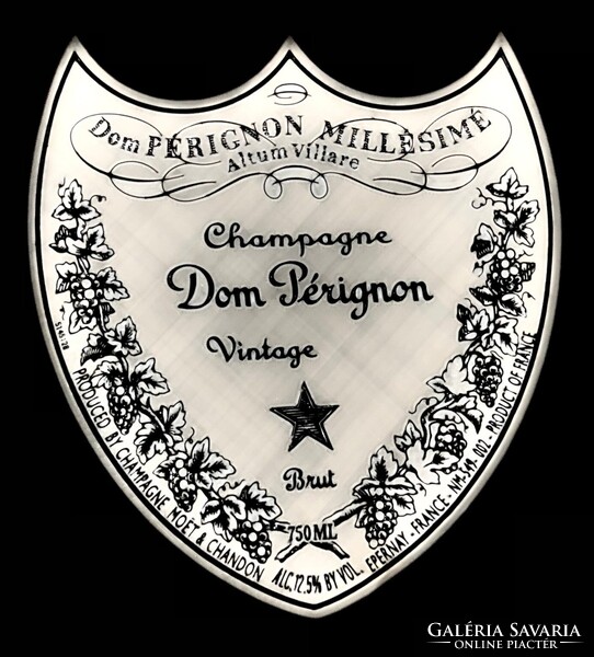 CHAMPAGNE CLUB - Dom Pérignon Champagne Címerpajzs – Háttérvilágításos reklámtábla