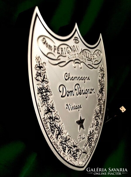 CHAMPAGNE CLUB - Dom Pérignon Champagne Címerpajzs – Háttérvilágításos reklámtábla