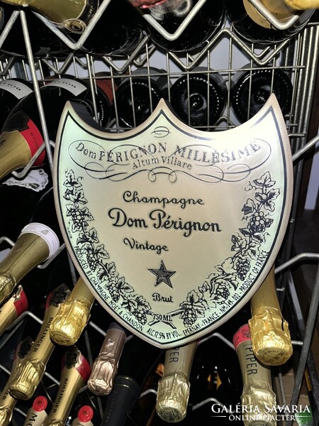CHAMPAGNE CLUB - Dom Pérignon Champagne Címerpajzs – Háttérvilágításos reklámtábla